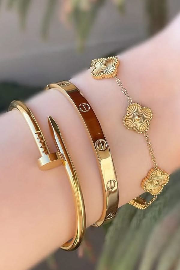 PACK OF 3 LUXE CLOVER-CARTIER-NAIL