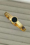 CIRCLE BANGLE – 18K GOLD PLATED