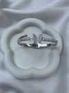 SILVER BUTTERFLY BANGLE