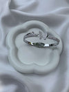 SILVER BUTTERFLY BANGLE